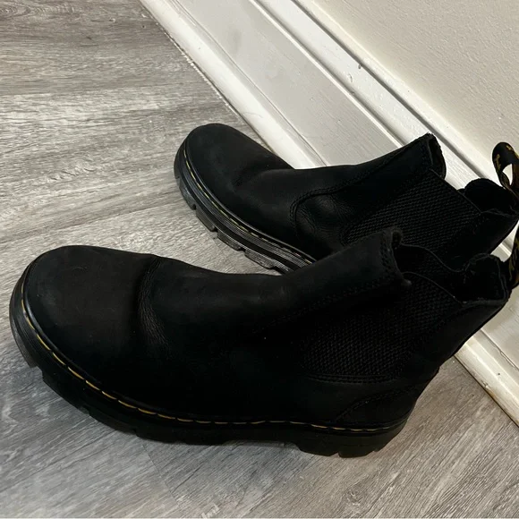 Dr. Martens Black Leather Boots - Picture 6 of 8